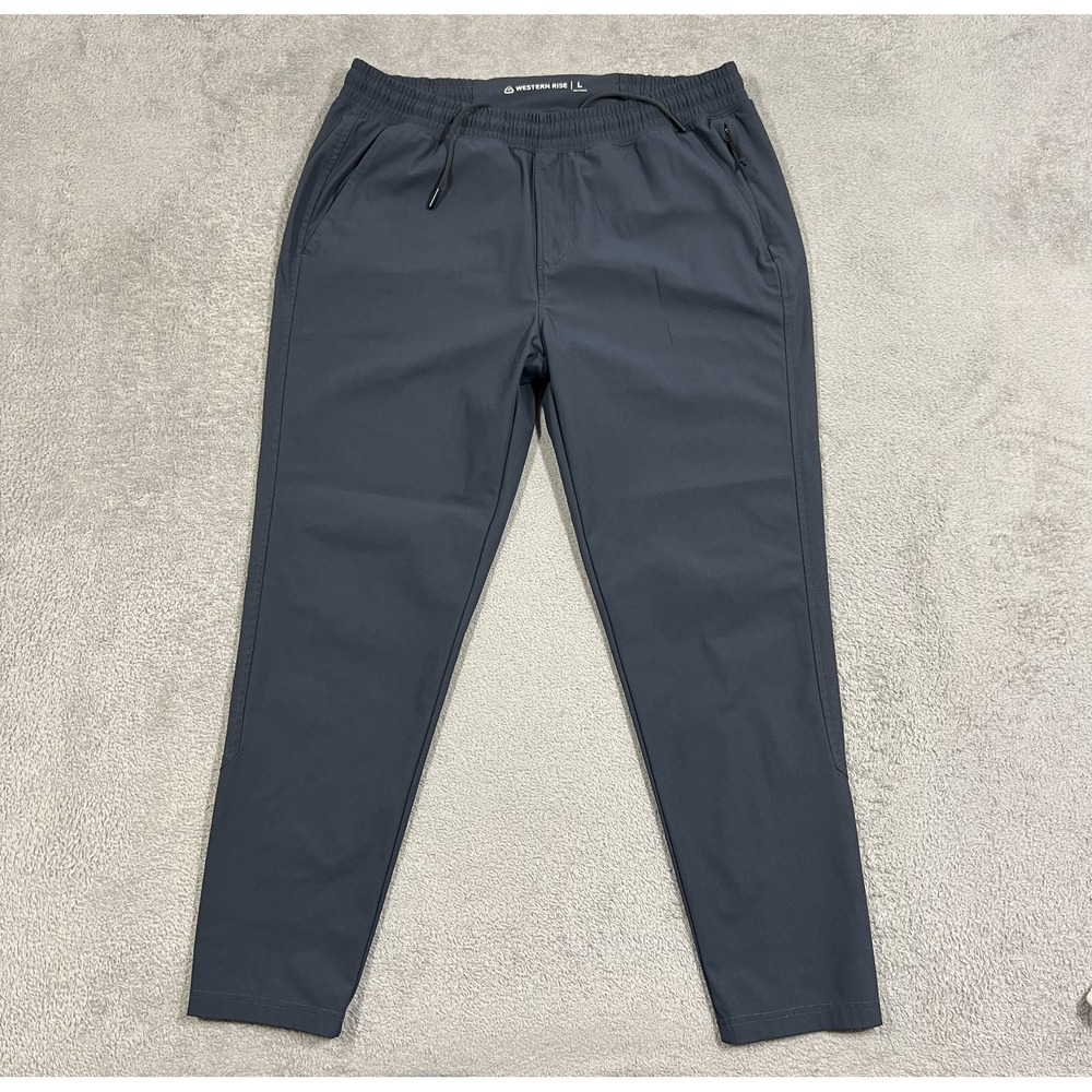 Western Rise Spectrum Jogger Pants Mens Large Gray Performance Stretch Hiking